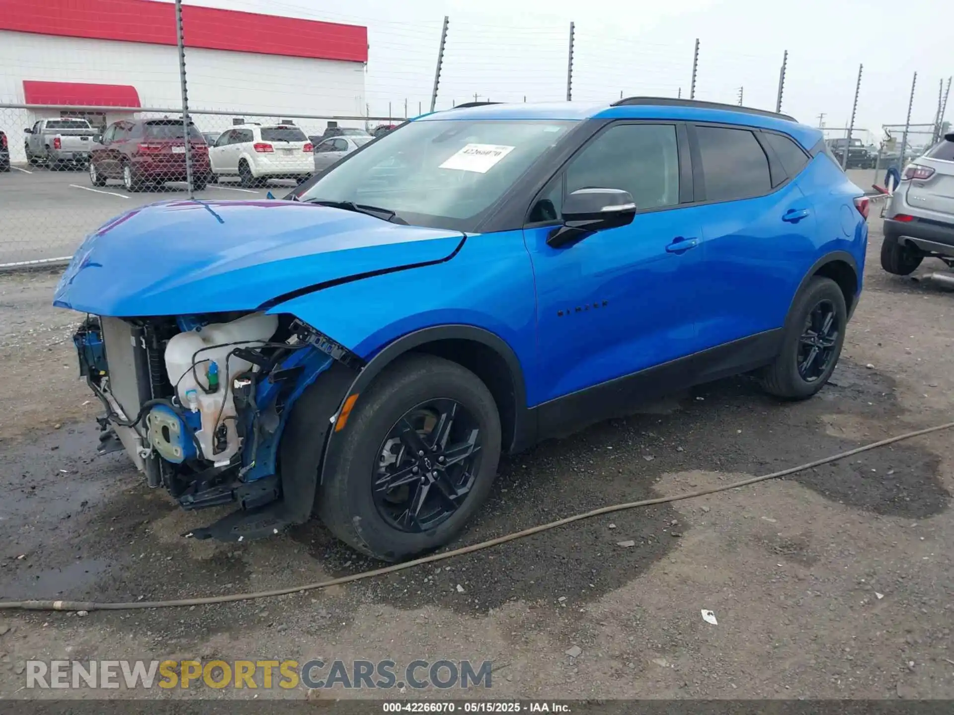 2 Photograph of a damaged car 3GNKBJRS7RS129203 CHEVROLET BLAZER 2024