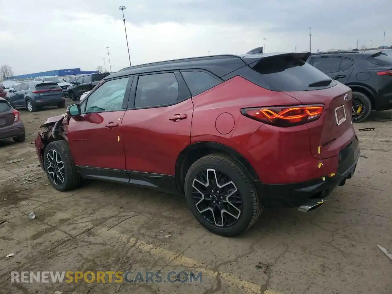 2 Photograph of a damaged car 3GNKBKRS6RS188779 CHEVROLET BLAZER 2024