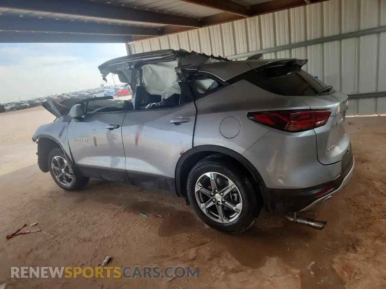 2 Photograph of a damaged car 3GNKBCR41SS268097 CHEVROLET BLAZER 2025