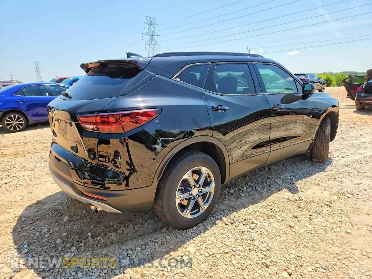 3 Photograph of a damaged car 3GNKBCR42SS210788 CHEVROLET BLAZER 2025