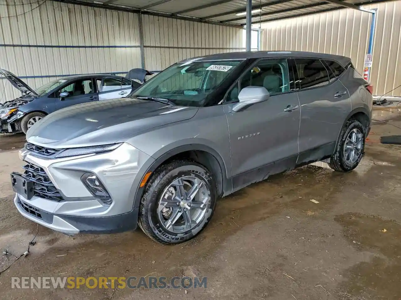 1 Photograph of a damaged car 3GNKBCR48SS204106 CHEVROLET BLAZER 2025
