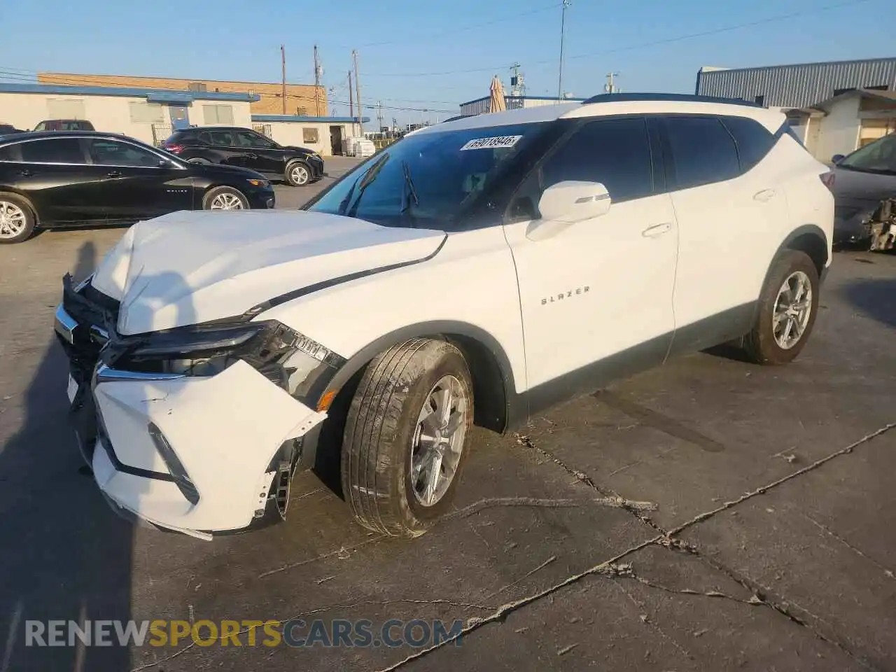 1 Photograph of a damaged car 3GNKBDR46SS114328 CHEVROLET BLAZER 2025