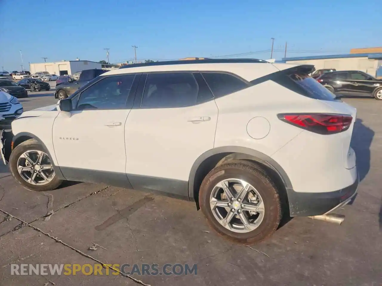 2 Photograph of a damaged car 3GNKBDR46SS114328 CHEVROLET BLAZER 2025