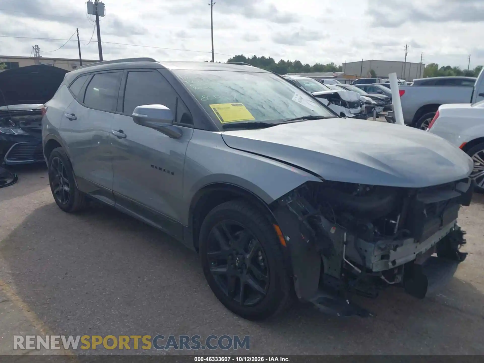 1 Photograph of a damaged car 3GNKBERS1SS198370 CHEVROLET BLAZER 2025