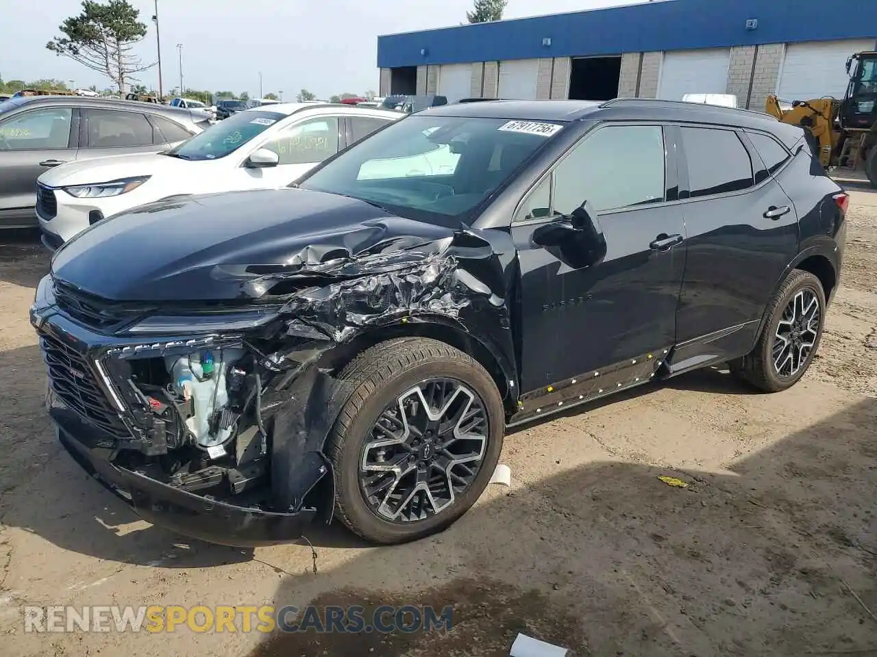 1 fotografías del automóvil dañado 3GNKBERS3SS137005 CHEVROLET BLAZER 2025