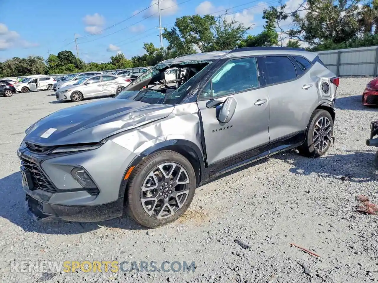 1 Photograph of a damaged car 3GNKBERS3SS186673 CHEVROLET BLAZER 2025