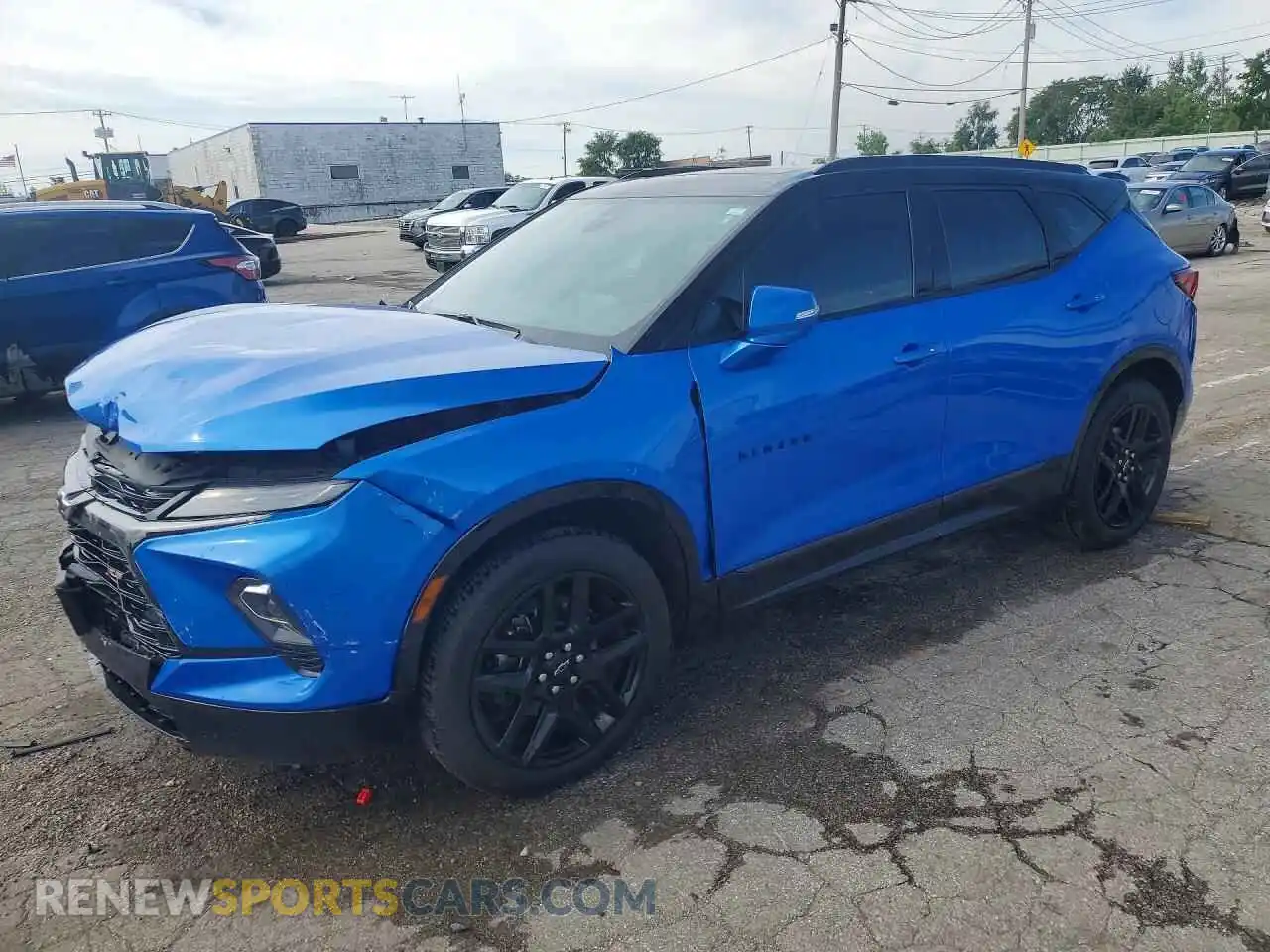 1 Photograph of a damaged car 3GNKBERS5SS107505 CHEVROLET BLAZER 2025