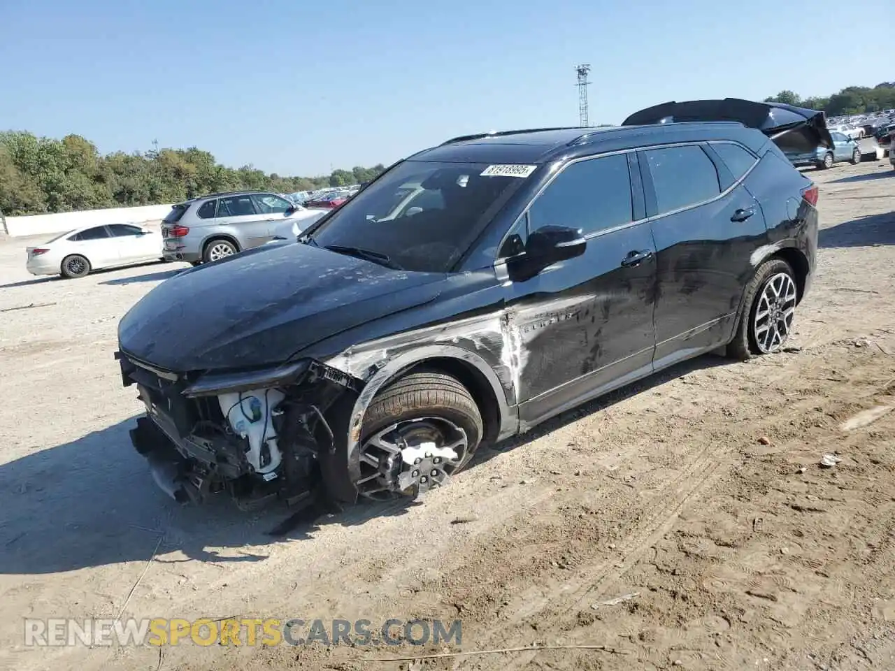 1 Photograph of a damaged car 3GNKBERS9SS128941 CHEVROLET BLAZER 2025