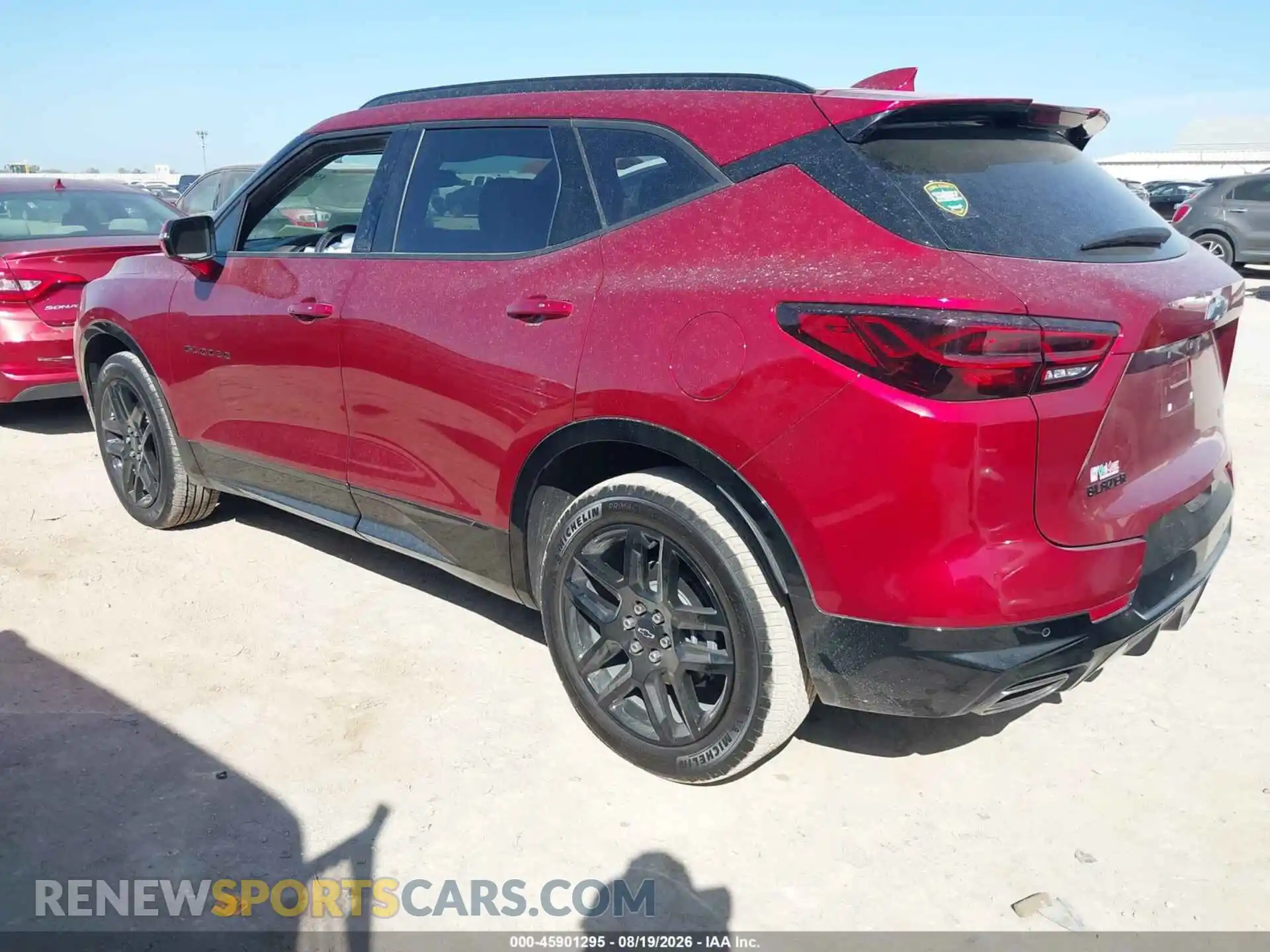 3 fotografías del automóvil dañado 3GNKBERS9SS138692 CHEVROLET BLAZER 2025