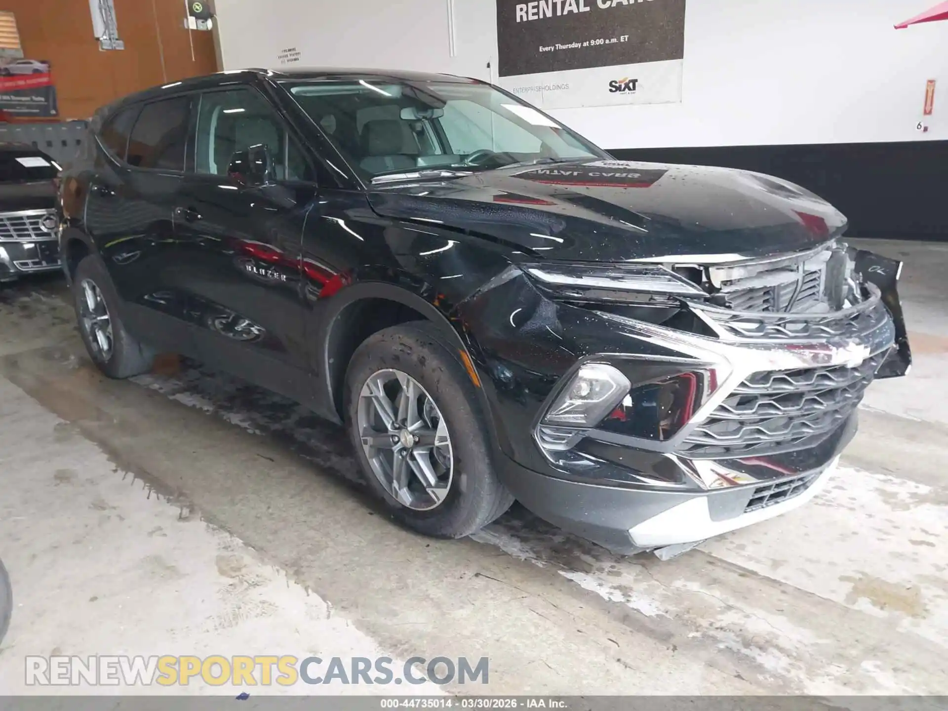 1 Photograph of a damaged car 3GNKBHR41SS192281 CHEVROLET BLAZER 2025
