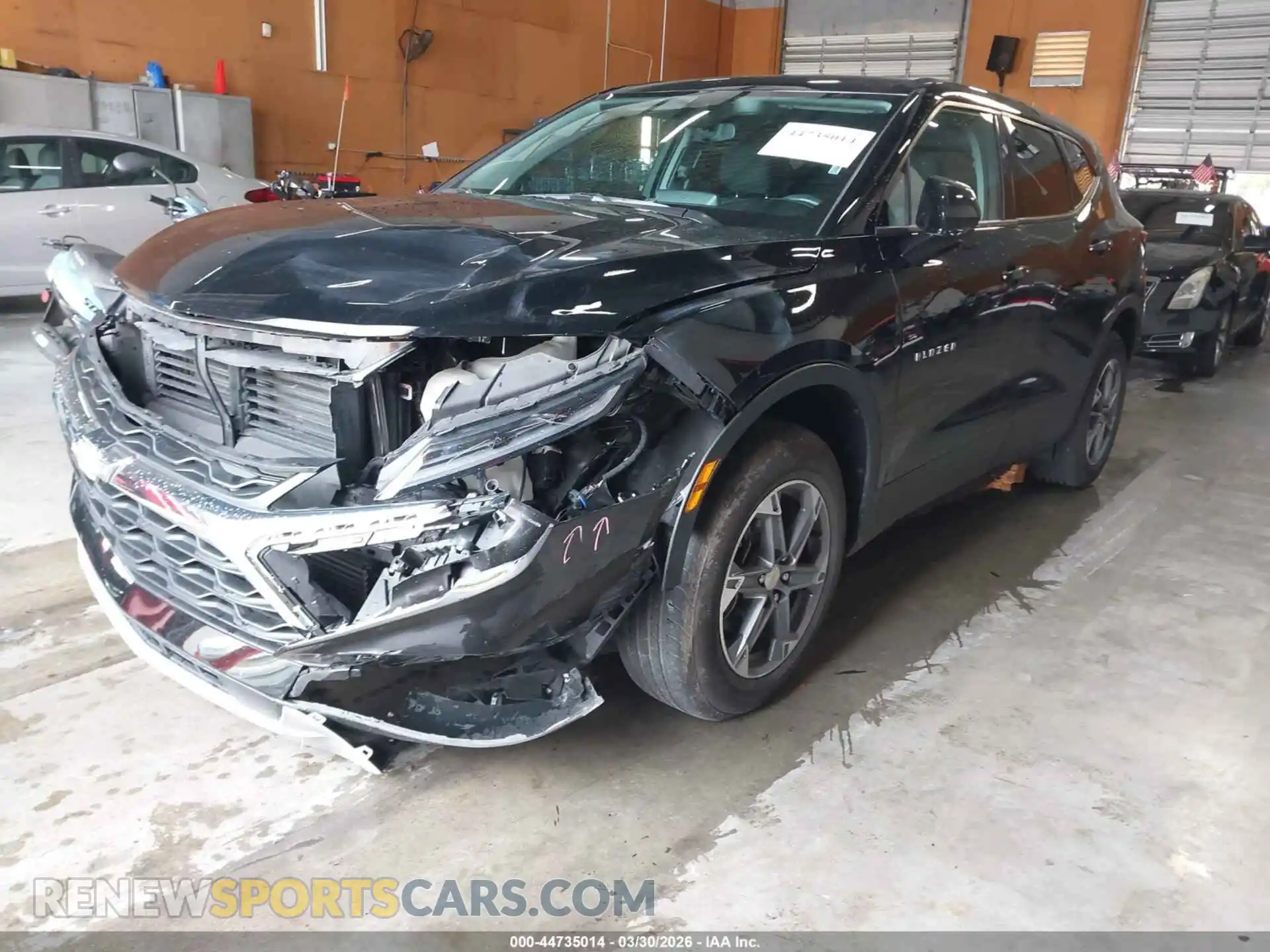 2 Photograph of a damaged car 3GNKBHR41SS192281 CHEVROLET BLAZER 2025