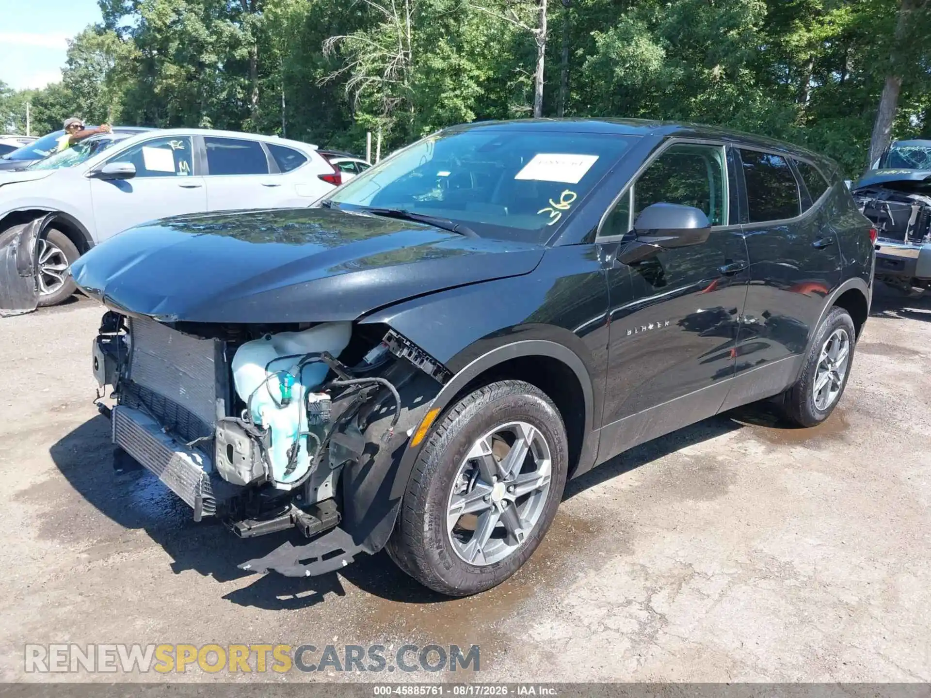 2 Photograph of a damaged car 3GNKBHR42SS130310 CHEVROLET BLAZER 2025