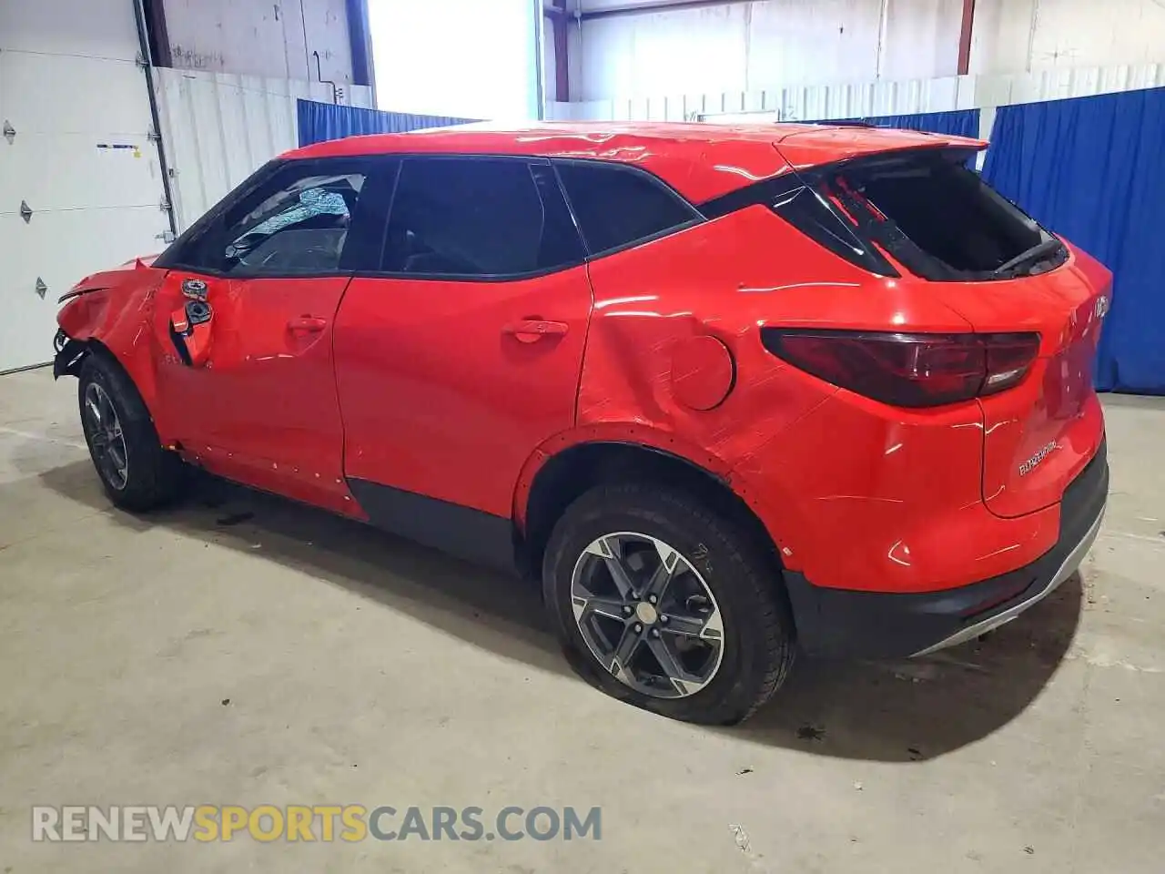 2 Photograph of a damaged car 3GNKBHR42SS173142 CHEVROLET BLAZER 2025