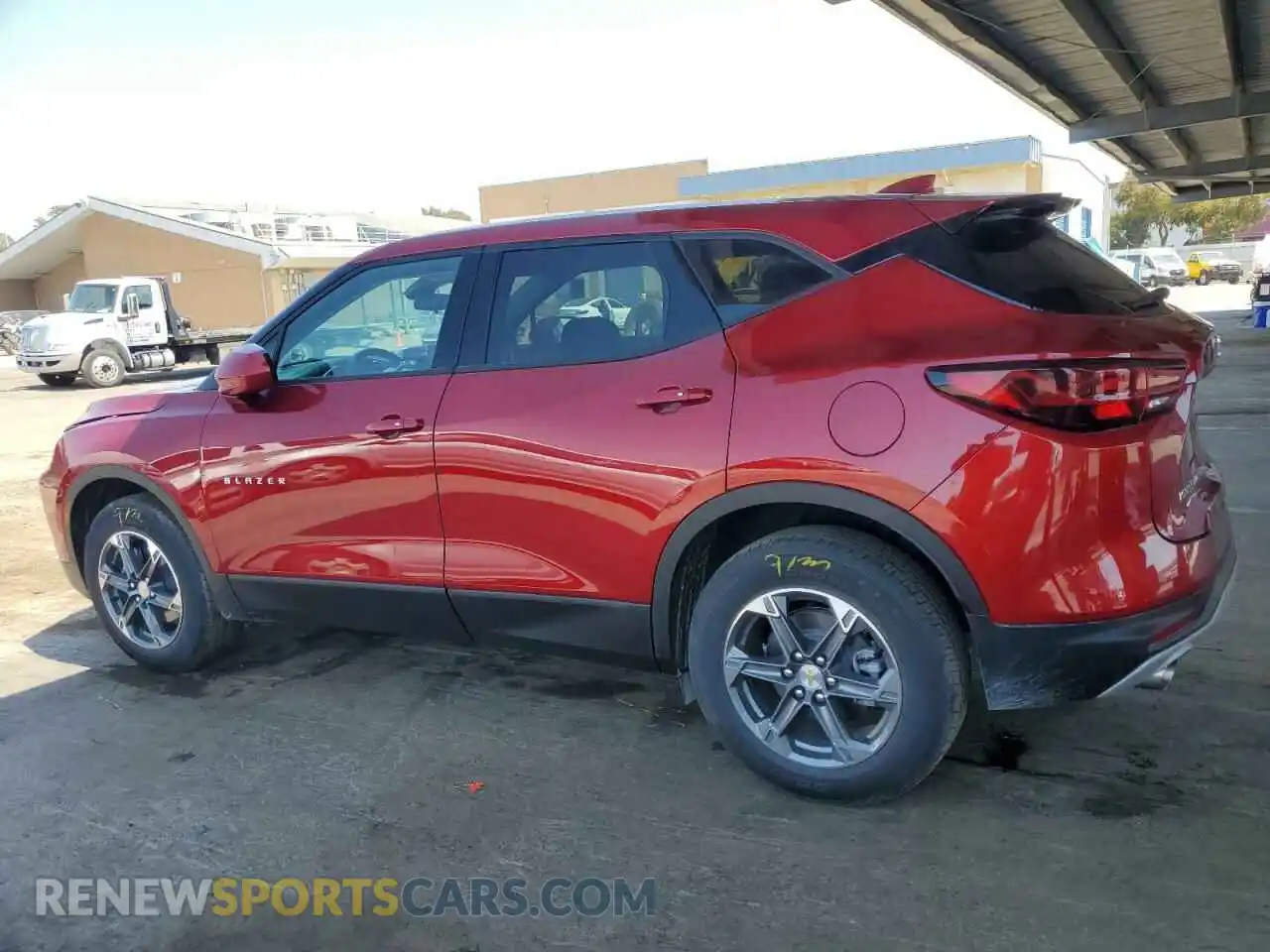 2 Photograph of a damaged car 3GNKBHR42SS203160 CHEVROLET BLAZER 2025