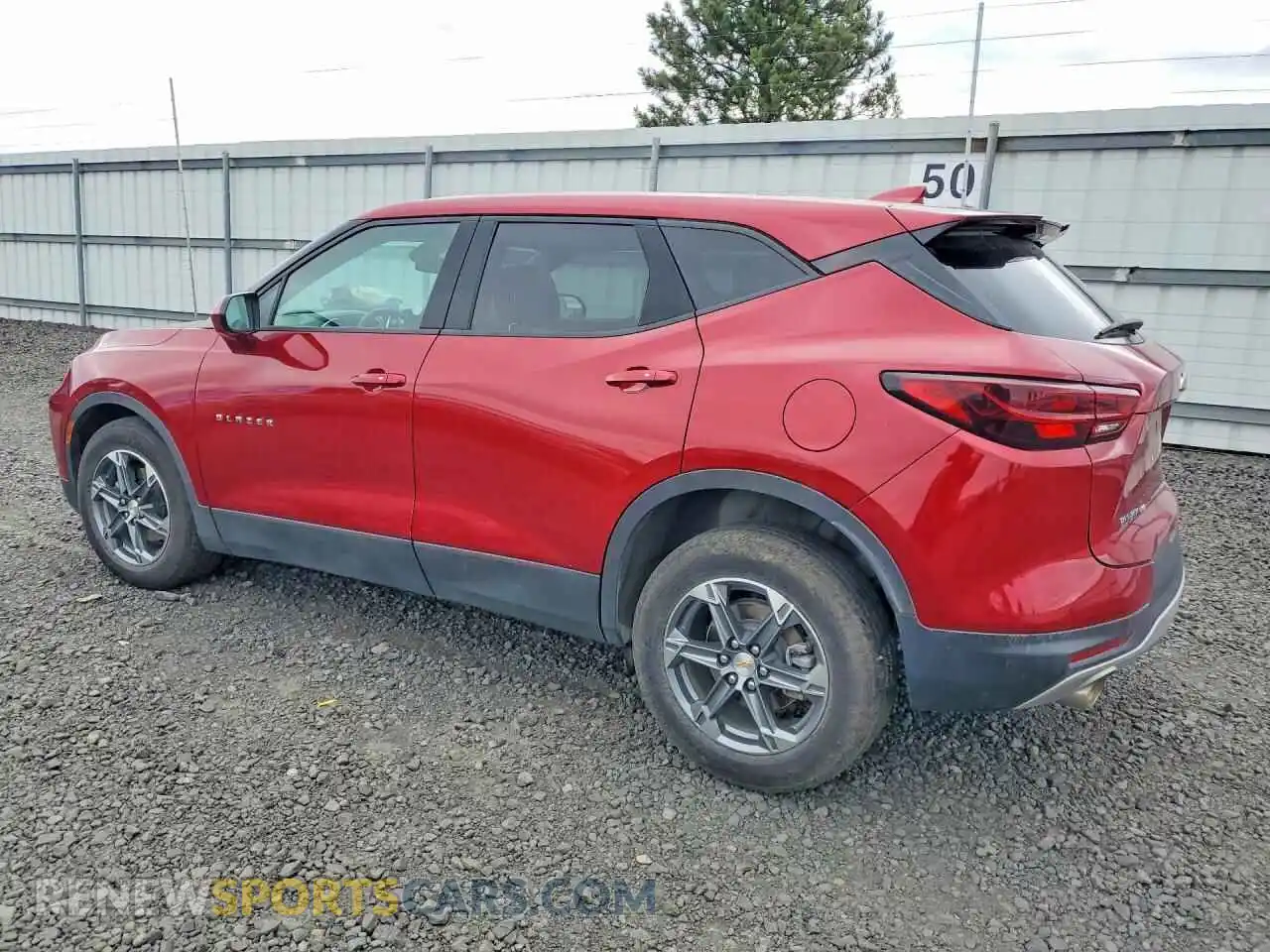 2 Photograph of a damaged car 3GNKBHR42SS215695 CHEVROLET BLAZER 2025