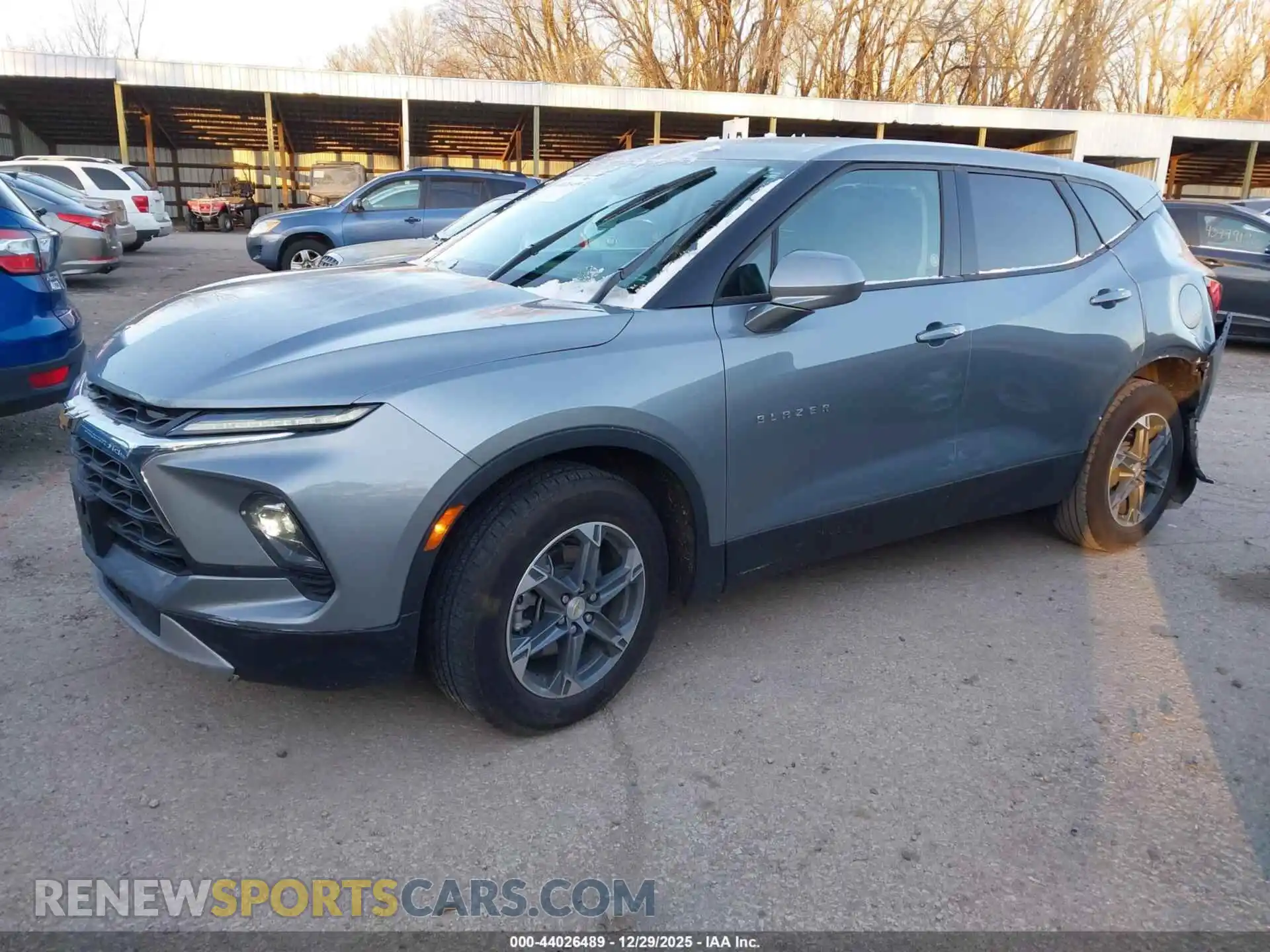 2 Photograph of a damaged car 3GNKBHR43SS232036 CHEVROLET BLAZER 2025