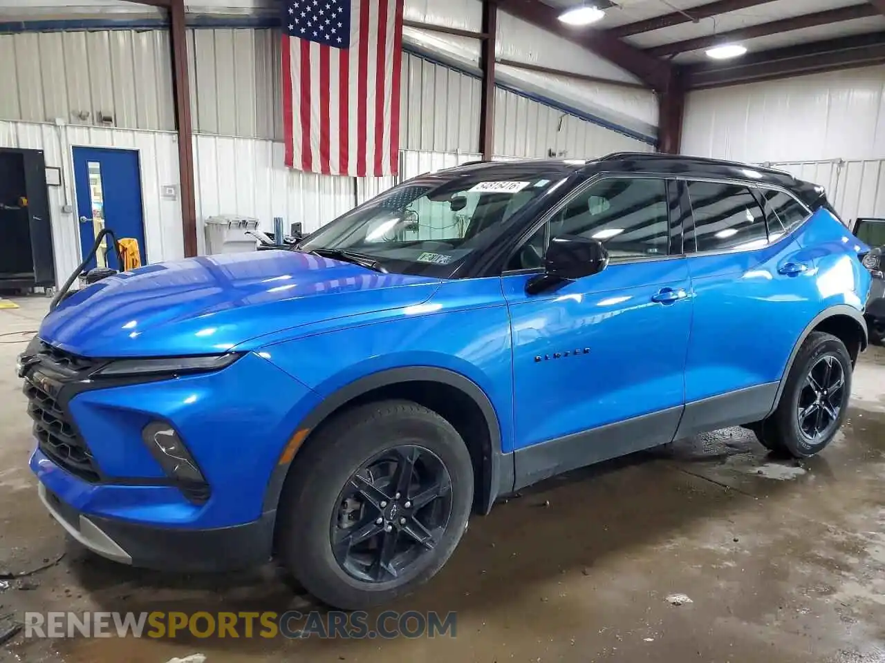 1 Photograph of a damaged car 3GNKBHR45SS149210 CHEVROLET BLAZER 2025