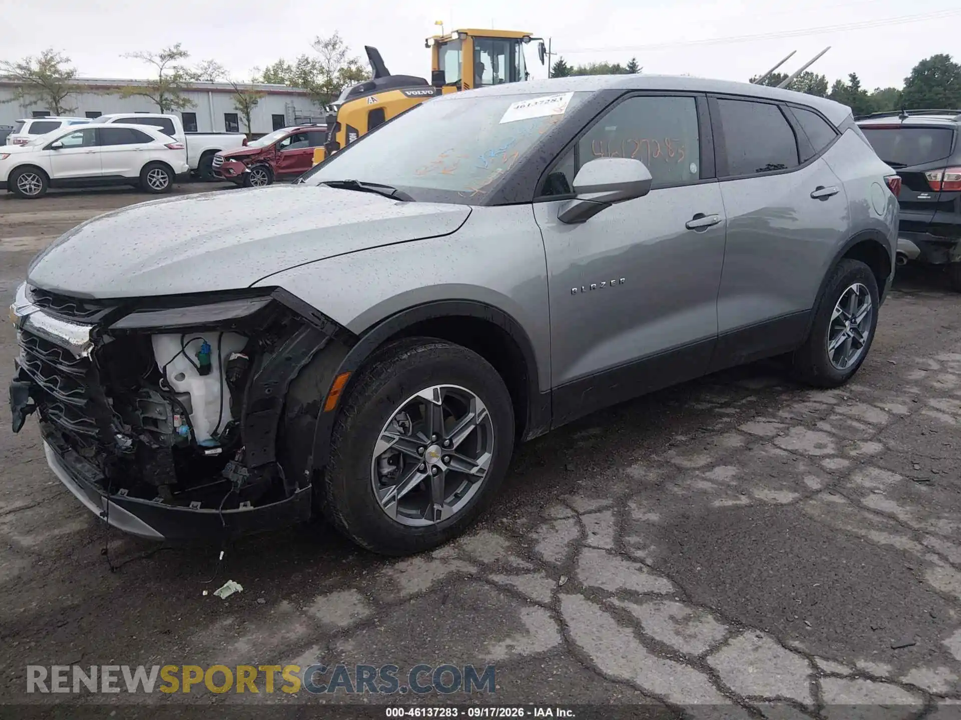 2 Photograph of a damaged car 3GNKBHR46SS242463 CHEVROLET BLAZER 2025