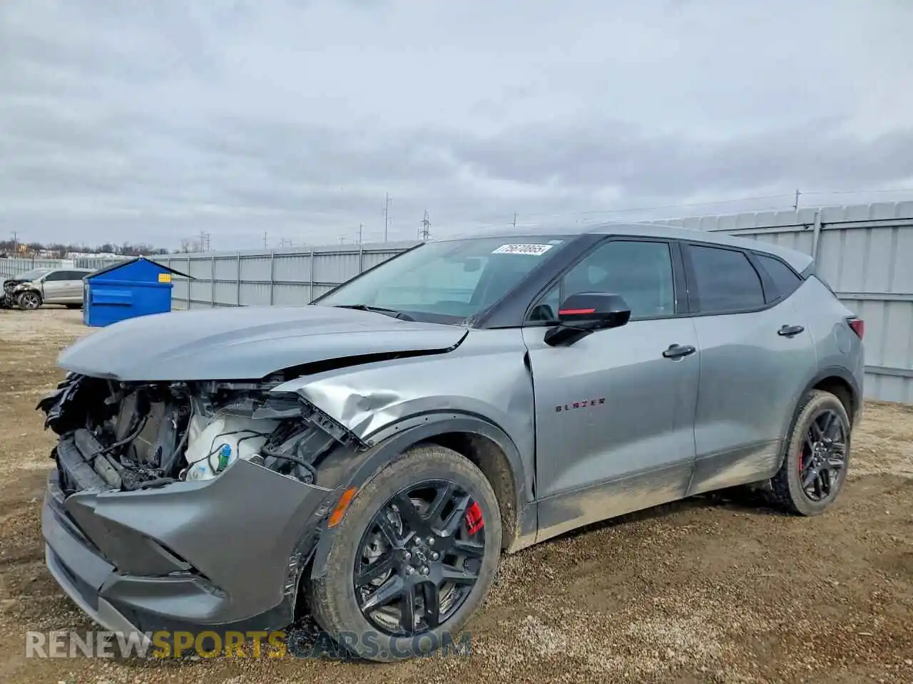 1 Photograph of a damaged car 3GNKBHR47SS103006 CHEVROLET BLAZER 2025