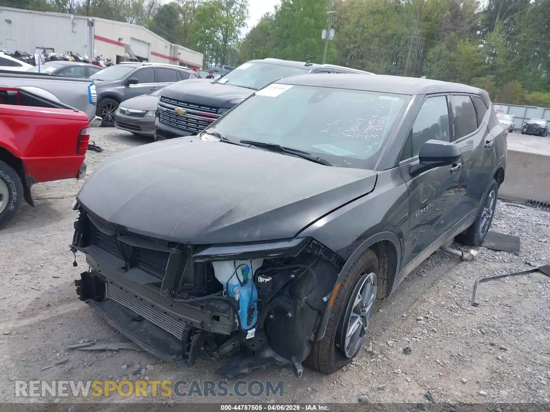 2 Photograph of a damaged car 3GNKBHR48SS244053 CHEVROLET BLAZER 2025