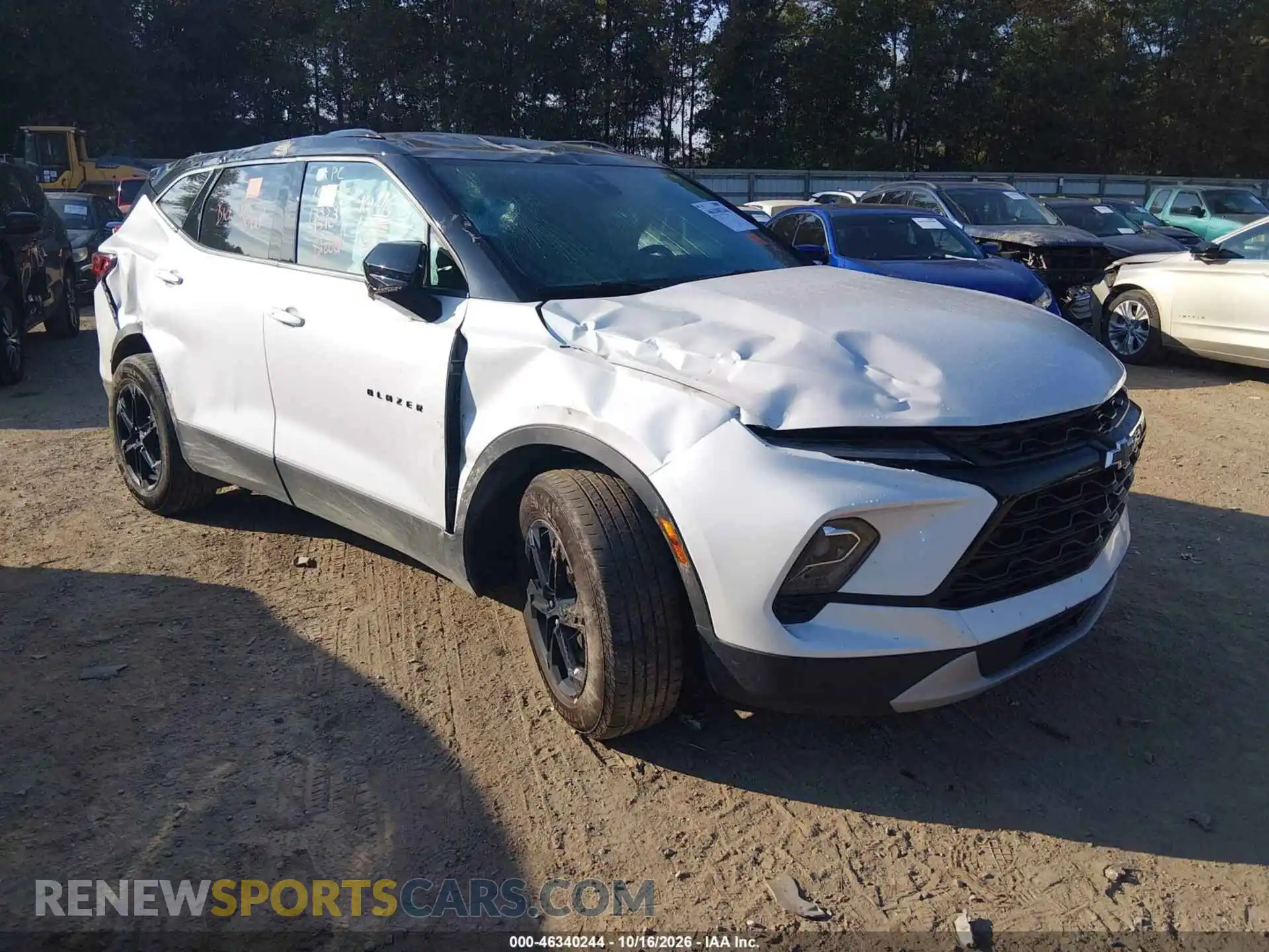 1 Photograph of a damaged car 3GNKBHR4XSS114355 CHEVROLET BLAZER 2025