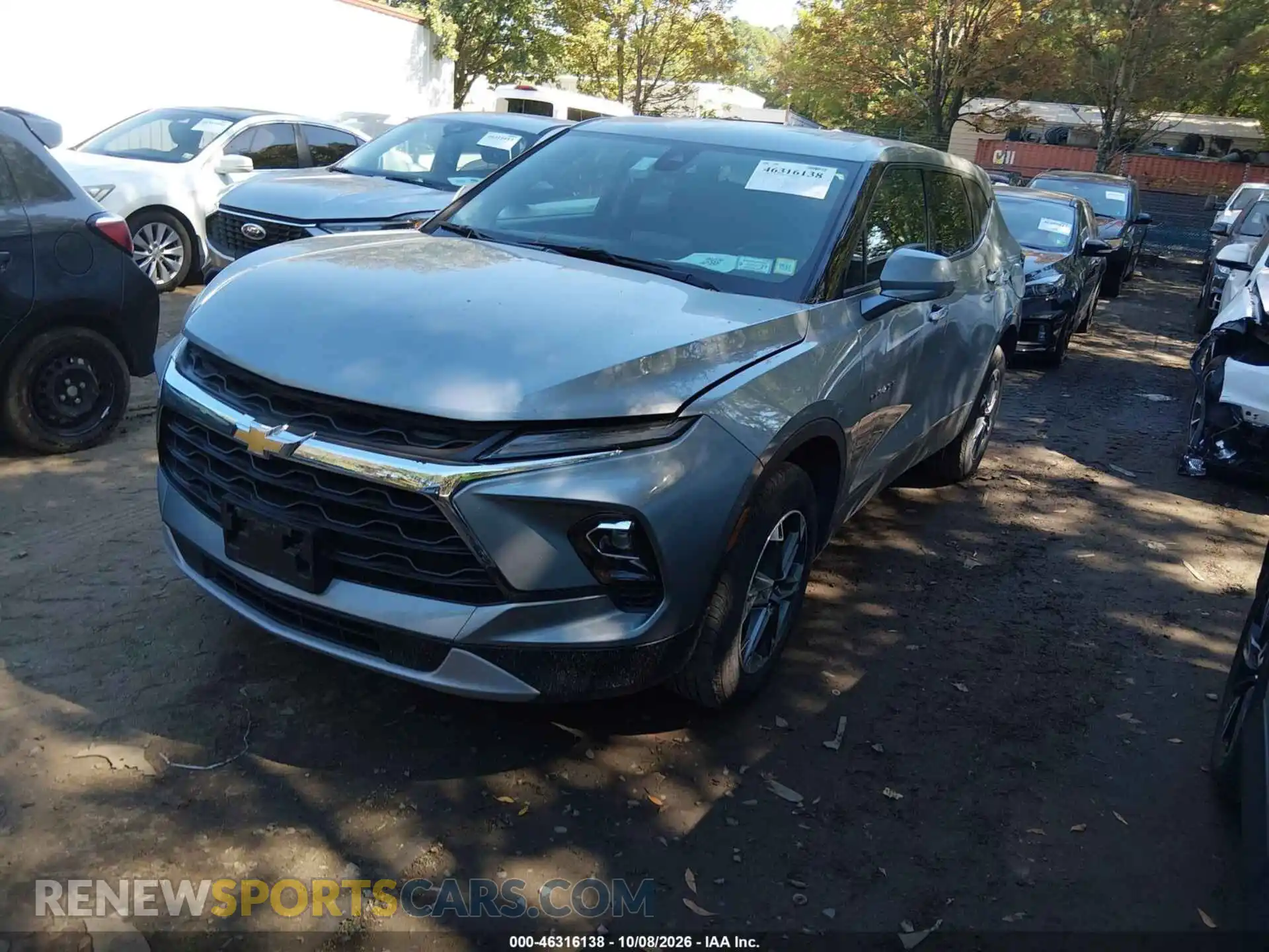 2 Photograph of a damaged car 3GNKBHR4XSS155231 CHEVROLET BLAZER 2025