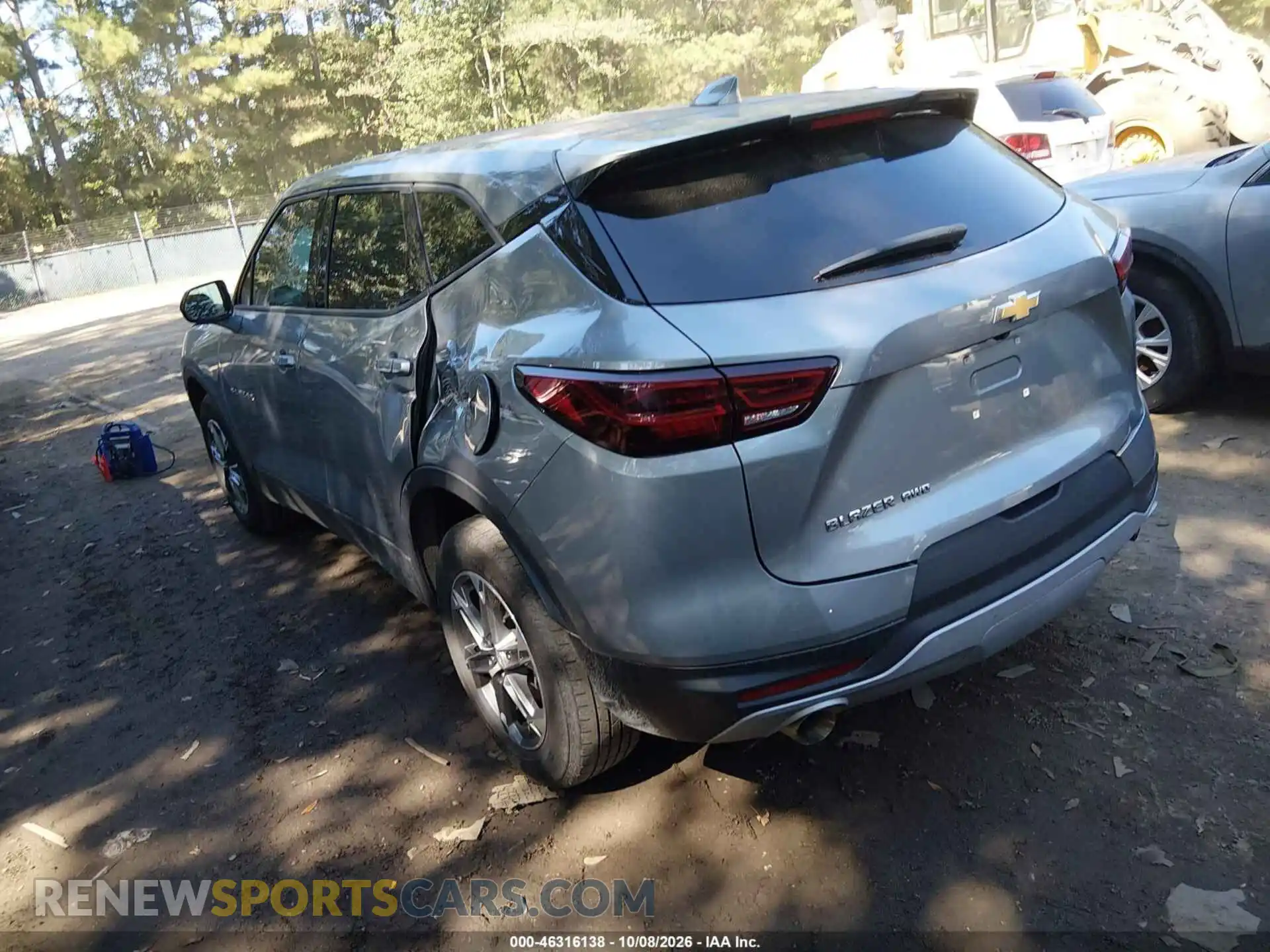 3 Photograph of a damaged car 3GNKBHR4XSS155231 CHEVROLET BLAZER 2025