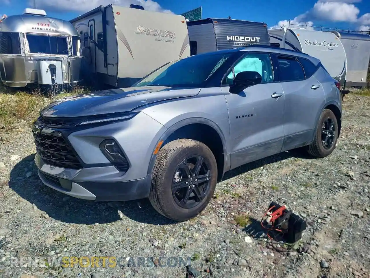 1 Photograph of a damaged car 3GNKBHRS4SS201473 CHEVROLET BLAZER 2025