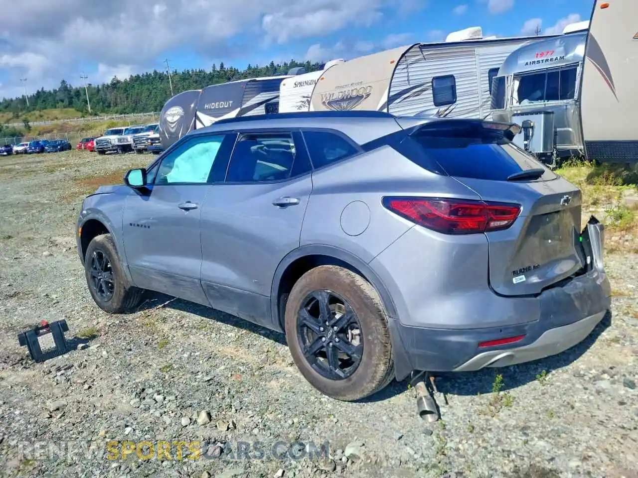 2 Photograph of a damaged car 3GNKBHRS4SS201473 CHEVROLET BLAZER 2025