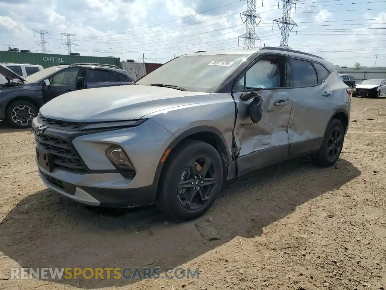 1 Photograph of a damaged car 3GNKBJRS5SS137869 CHEVROLET BLAZER 2025