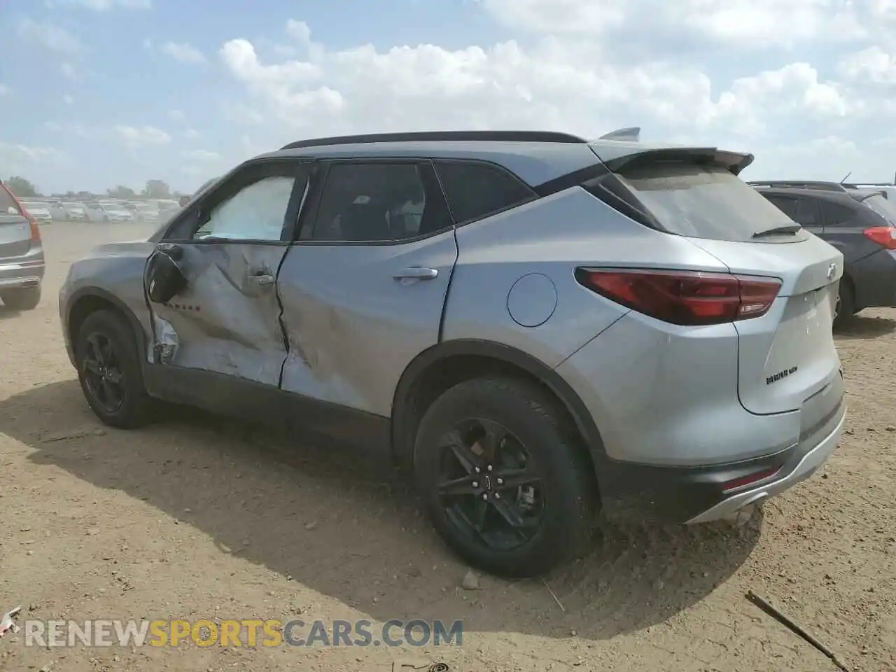 2 Photograph of a damaged car 3GNKBJRS5SS137869 CHEVROLET BLAZER 2025