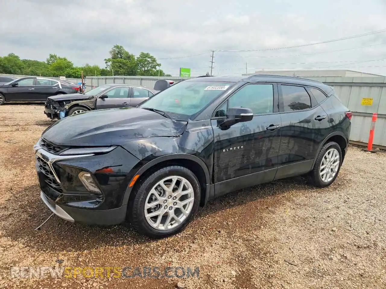 1 Photograph of a damaged car 3GNKBJRS9SS148860 CHEVROLET BLAZER 2025