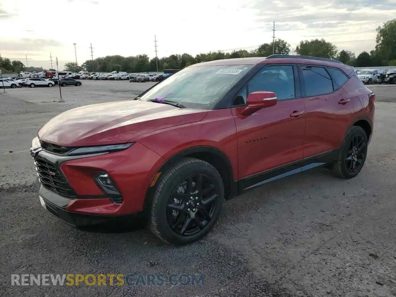 1 Photograph of a damaged car 3GNKBKRS6SS163970 CHEVROLET BLAZER 2025