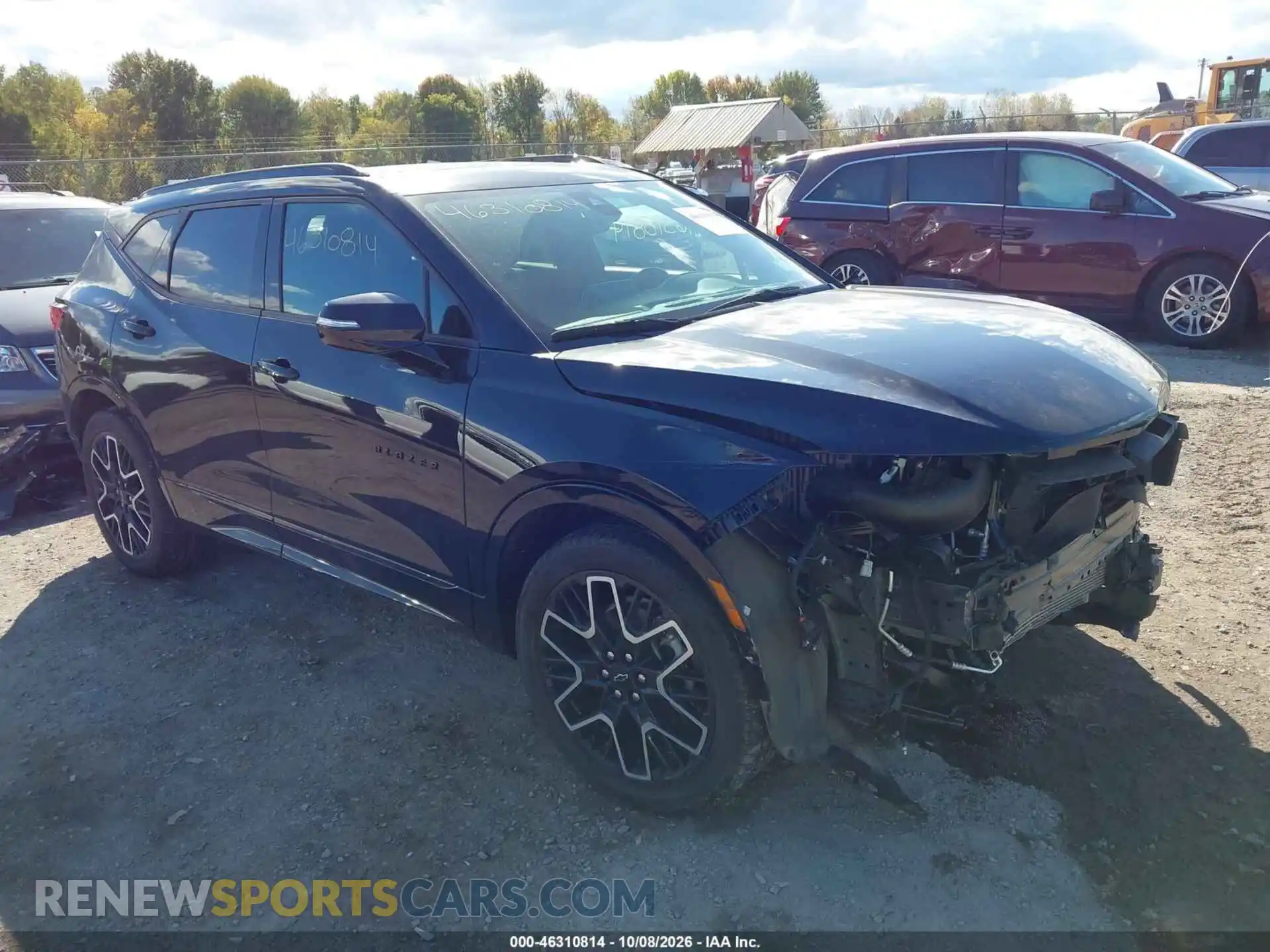 1 Photograph of a damaged car 3GNKBKRS8SS110087 CHEVROLET BLAZER 2025