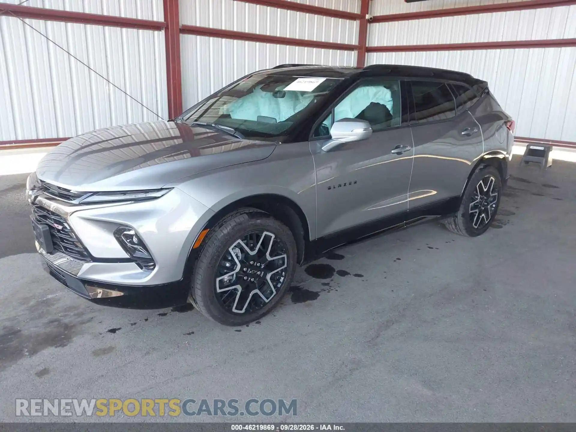 2 Photograph of a damaged car 3GNKBKRSXSS251100 CHEVROLET BLAZER 2025