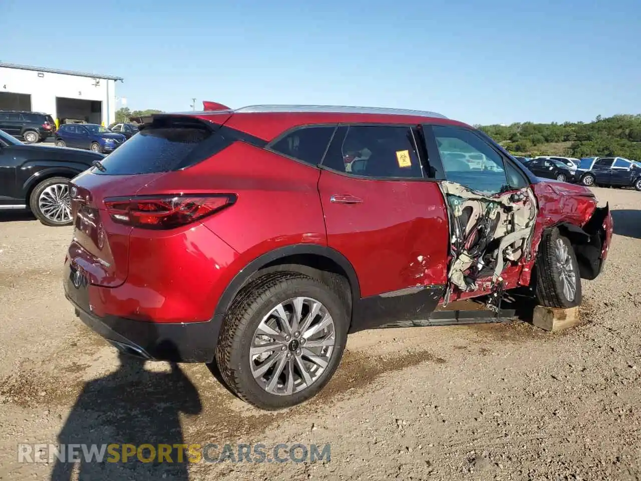 3 Photograph of a damaged car 3GNKBLRS1SS182741 CHEVROLET BLAZER 2025