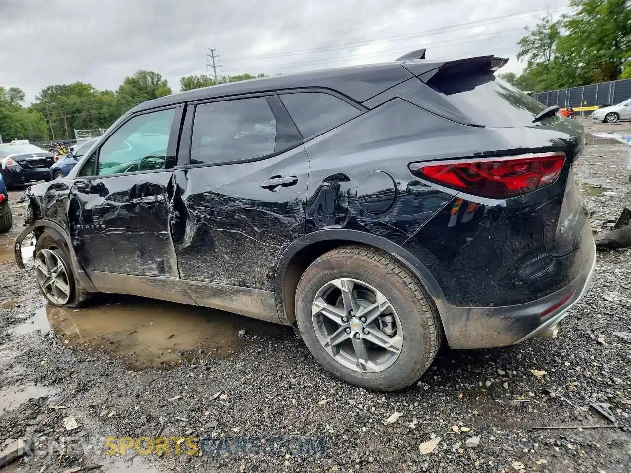 2 Photograph of a damaged car 3GNKBHR41TS147438 CHEVROLET BLAZER 2026