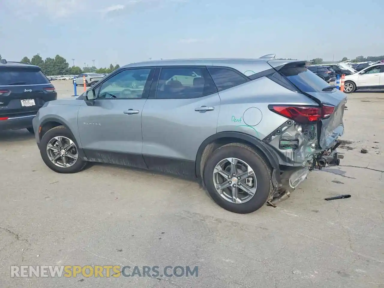 2 Photograph of a damaged car 3GNKBHR44TS168073 CHEVROLET BLAZER 2026