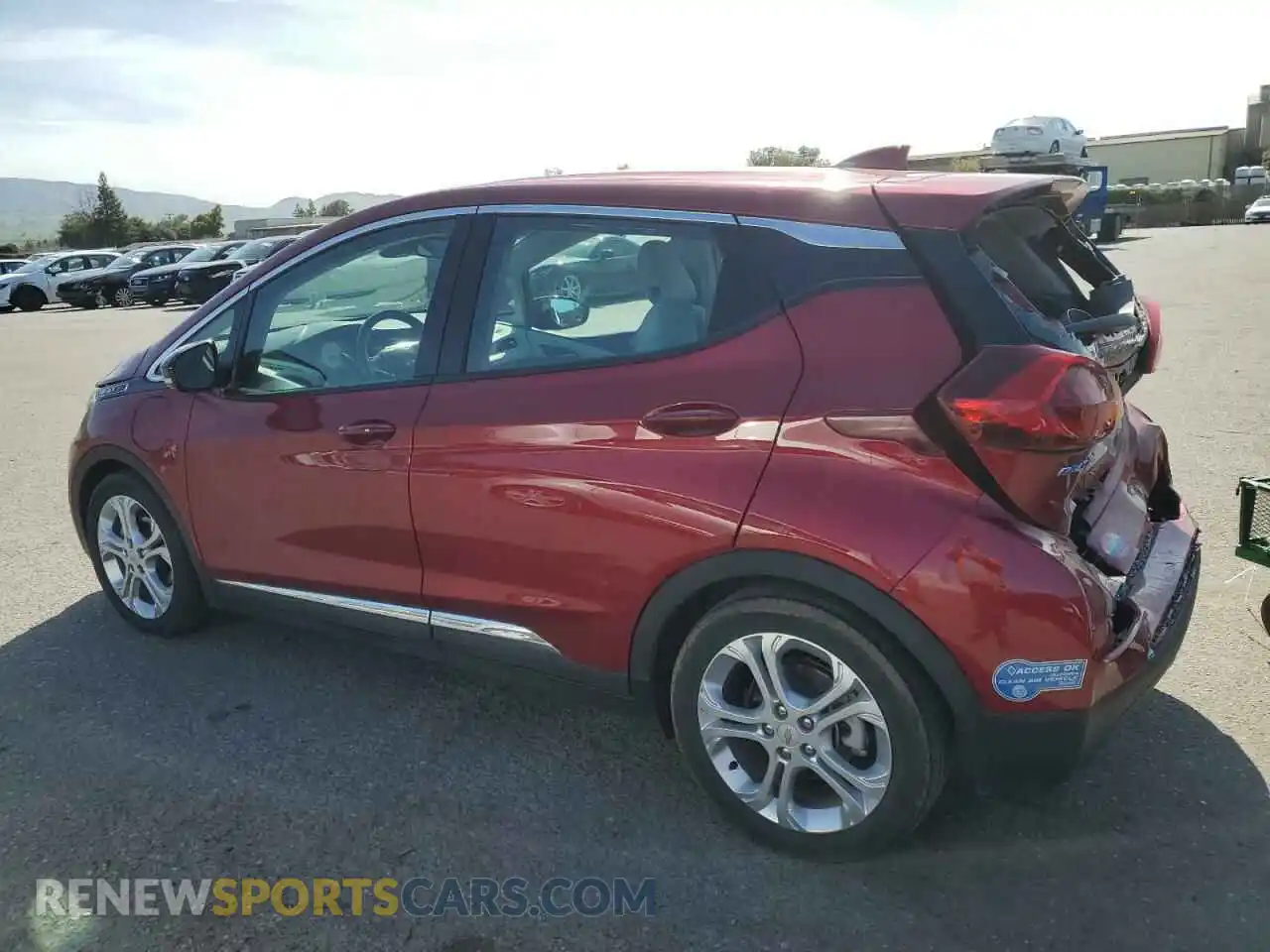 2 Photograph of a damaged car 1G1FY6S09M4112032 CHEVROLET BOLT 2021