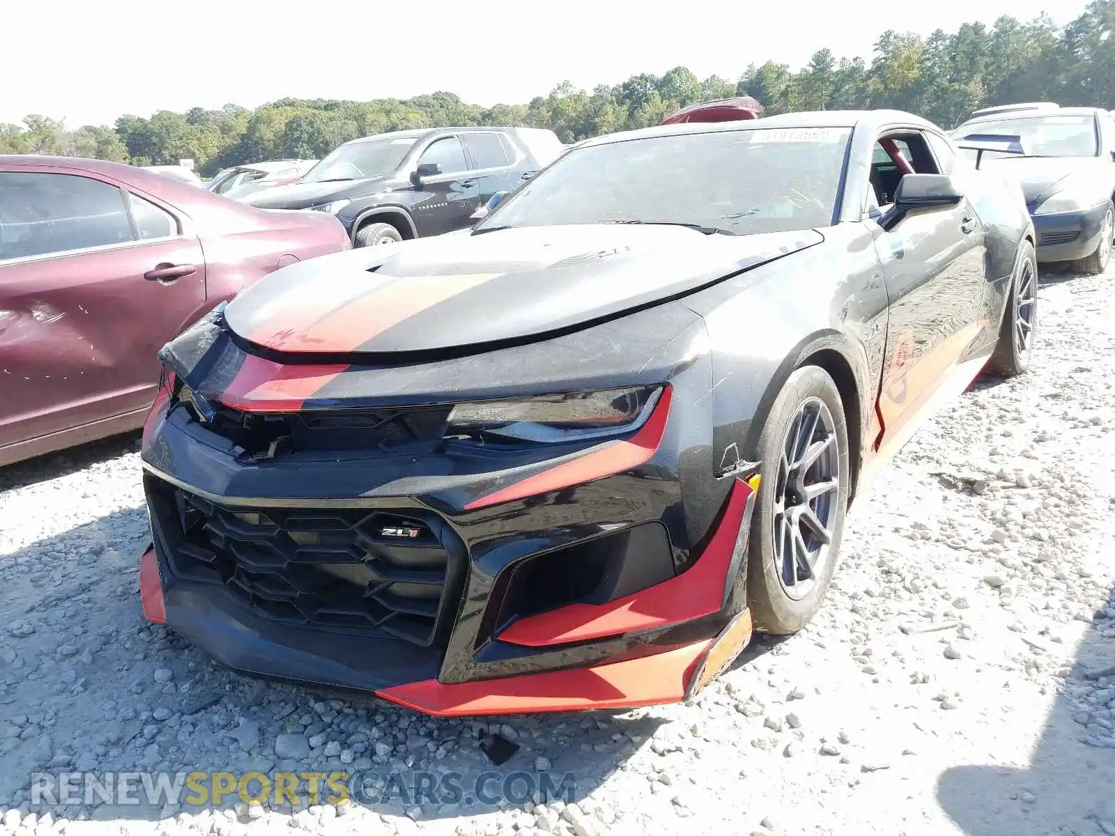 2 fotografías del automóvil dañado 1G1FJ1R65K0144708 CHEVROLET CAMARO 2019