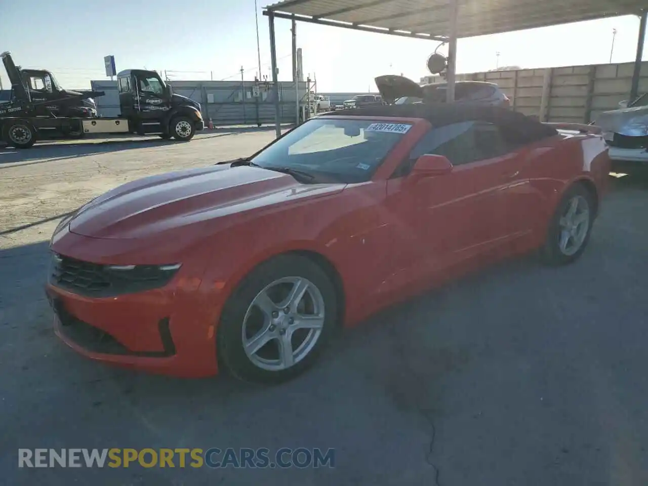 1 Photograph of a damaged car 1G1FB3DX8L0100471 CHEVROLET CAMARO 2020