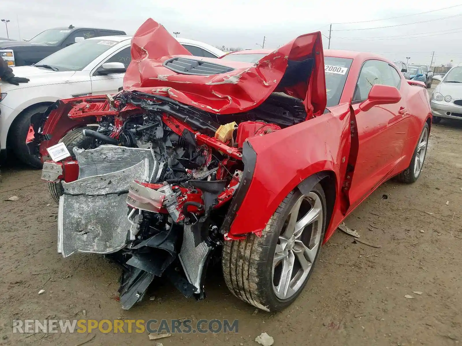 2 Photograph of a damaged car 1G1FH1R70L0115512 CHEVROLET CAMARO 2020