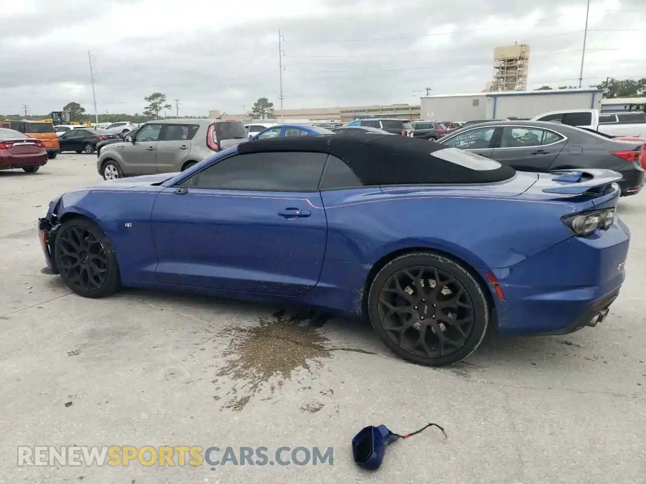 2 Photograph of a damaged car 1G1FH3D74L0127357 CHEVROLET CAMARO 2020