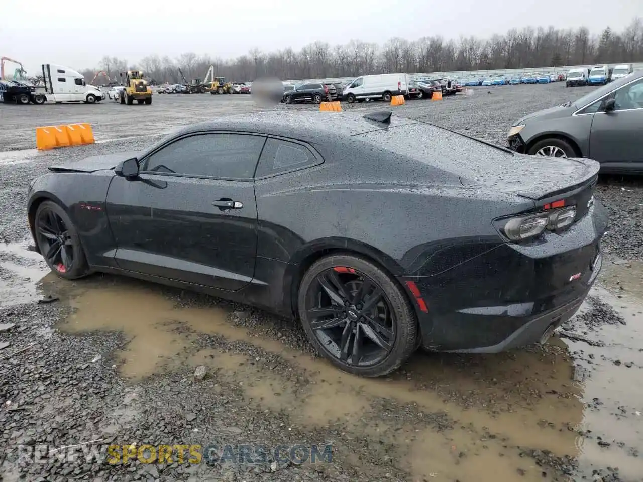 2 Photograph of a damaged car 1G1FB1RS2M0103580 CHEVROLET CAMARO 2021