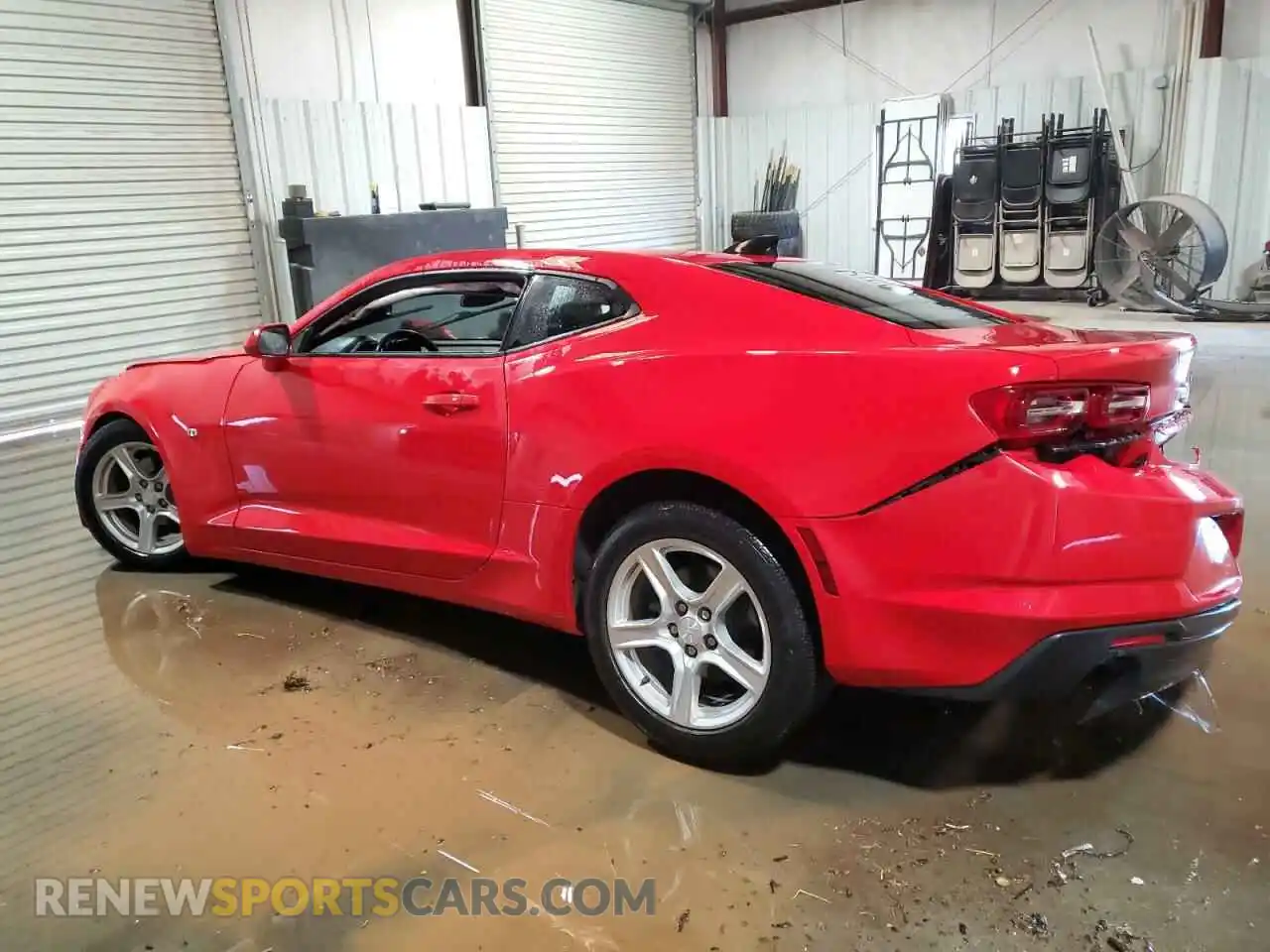2 Photograph of a damaged car 1G1FB1RS5M0103945 CHEVROLET CAMARO 2021