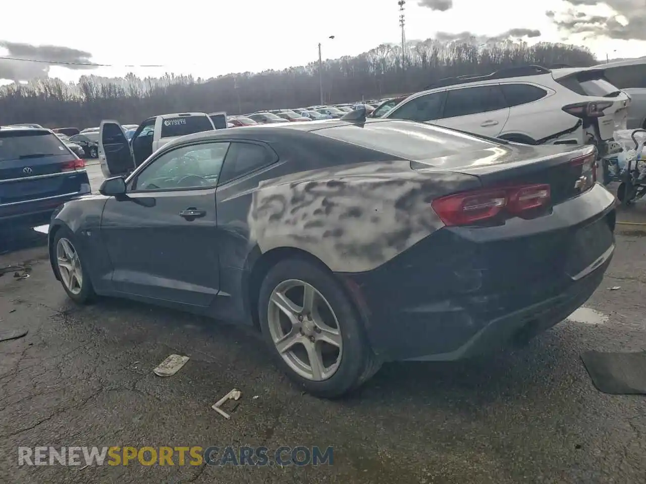 2 Photograph of a damaged car 1G1FB1RSXM0103777 CHEVROLET CAMARO 2021