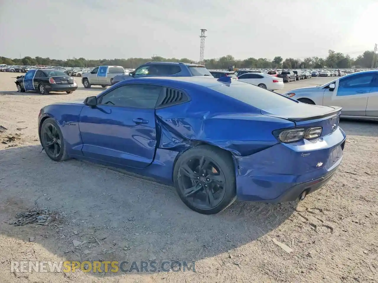 2 Photograph of a damaged car 1G1FB1RSXM0141977 CHEVROLET CAMARO 2021