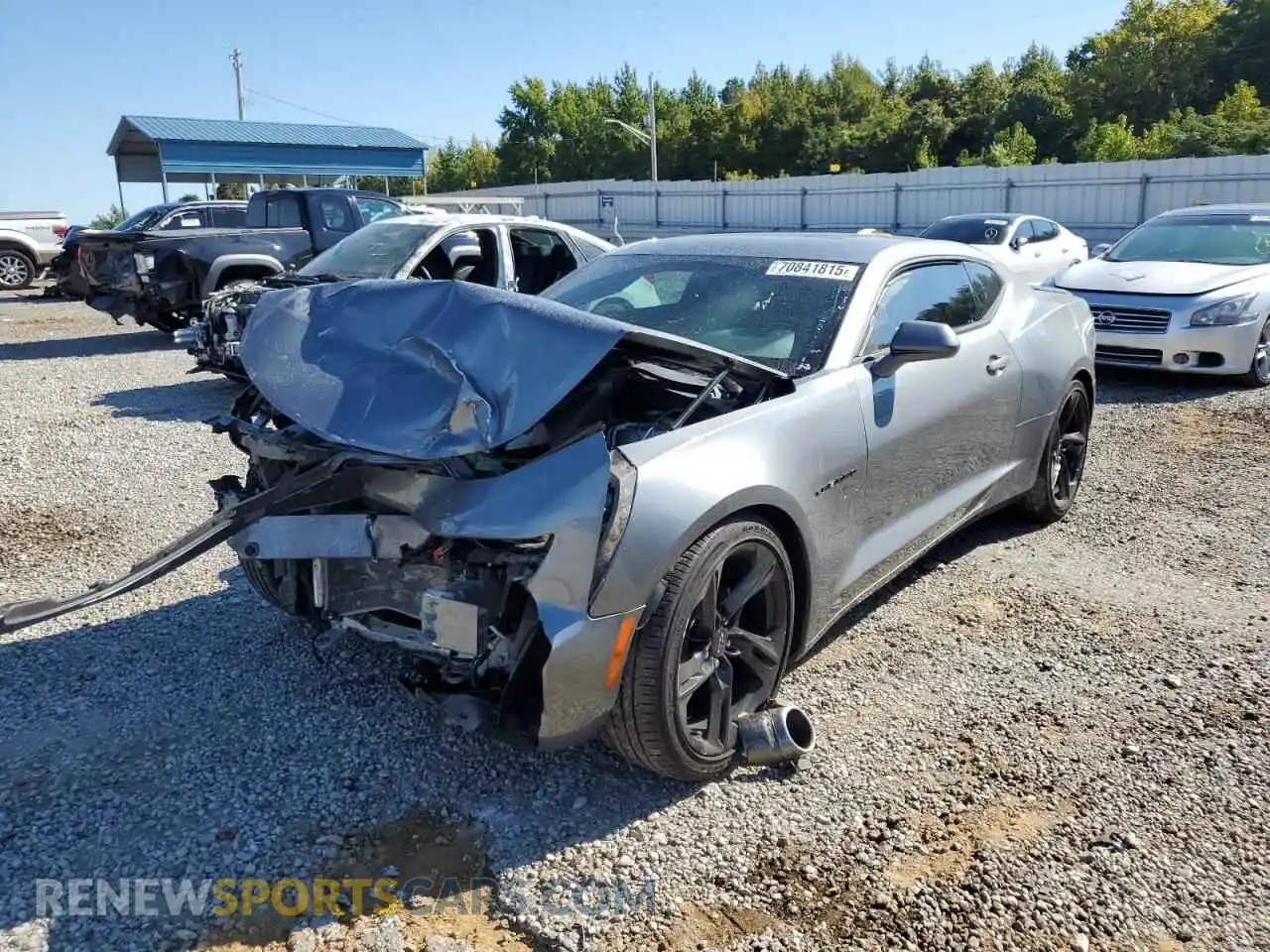 1 Photograph of a damaged car 1G1FB1RX3M0134087 CHEVROLET CAMARO 2021