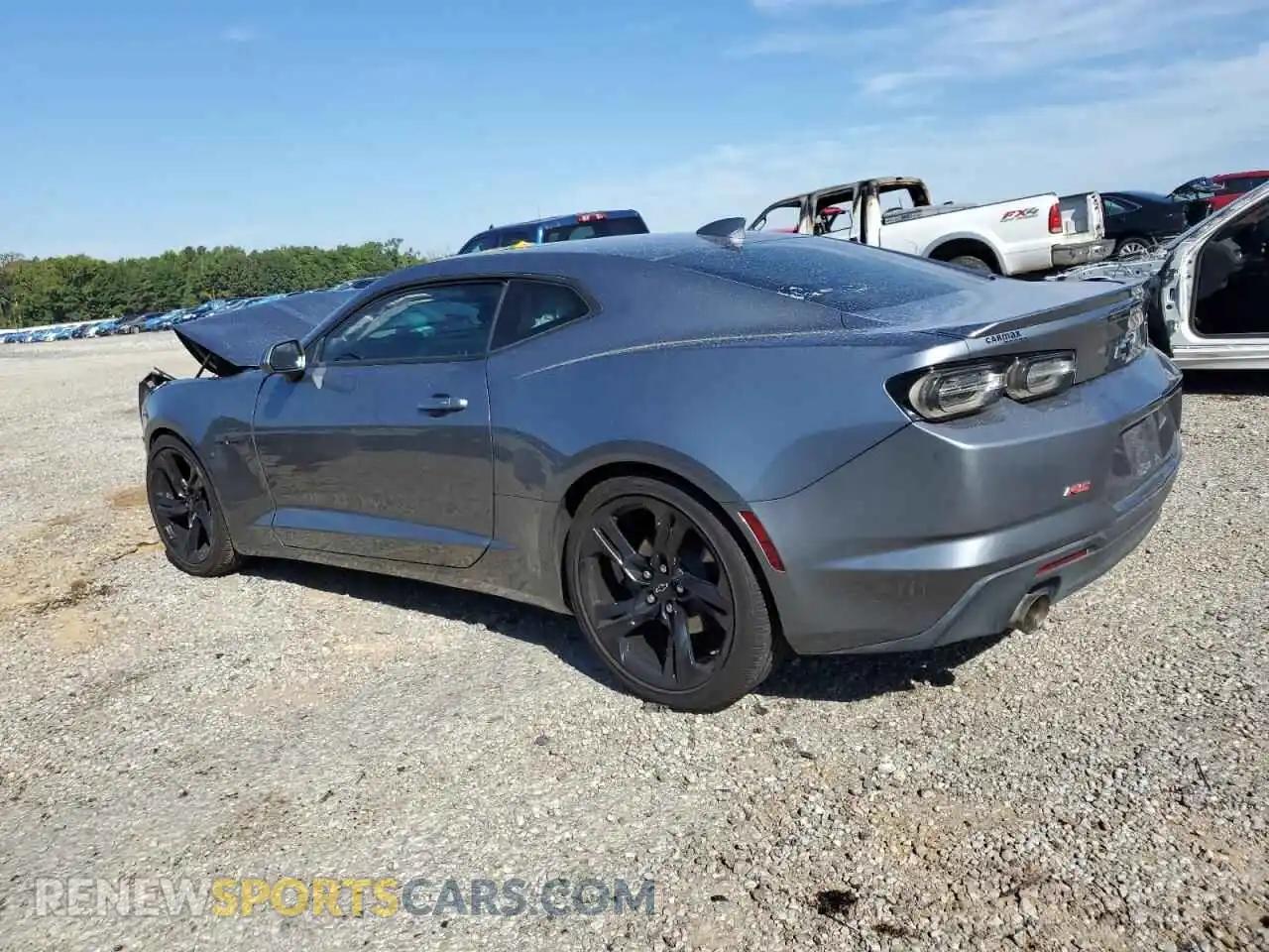2 Photograph of a damaged car 1G1FB1RX3M0134087 CHEVROLET CAMARO 2021
