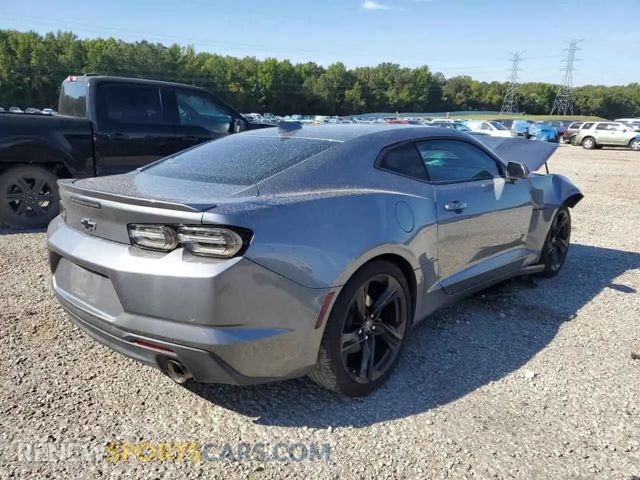 3 Photograph of a damaged car 1G1FB1RX3M0134087 CHEVROLET CAMARO 2021